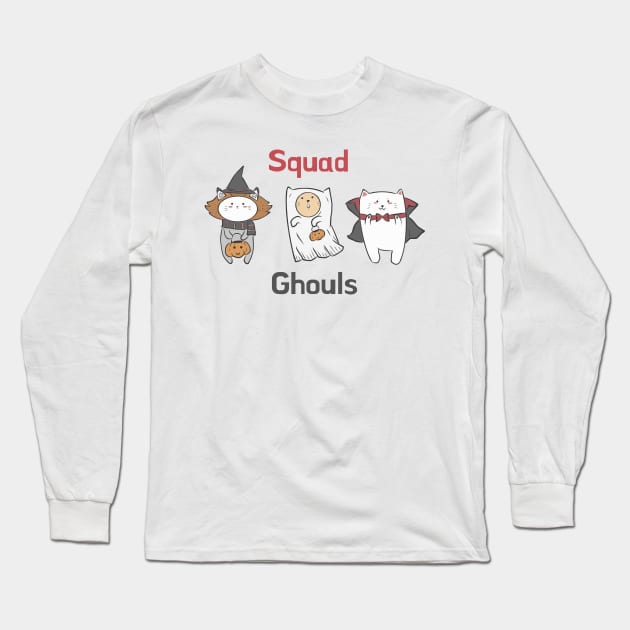 Squad Ghouls Long Sleeve T-Shirt by RandomAlice